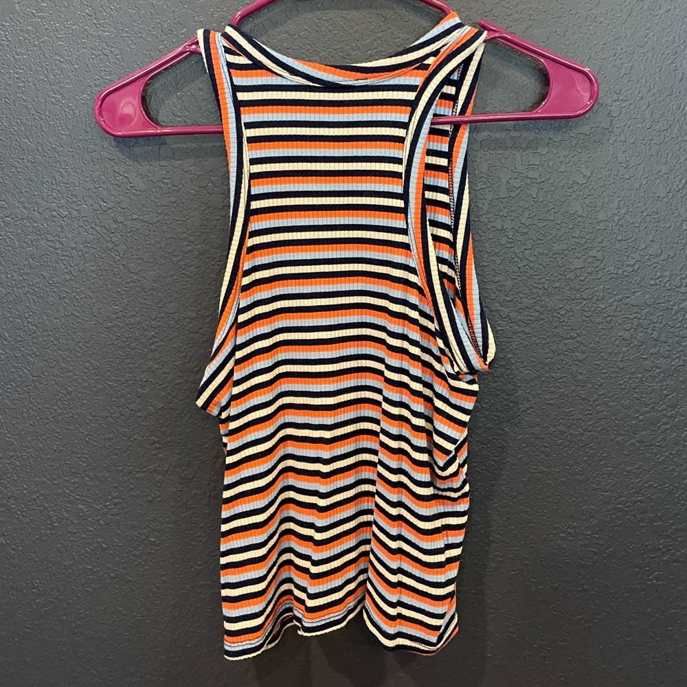 Multi colored, Striped Tank